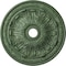 Ekena Millwork Flagstone Ceiling Medallion (Fits Canopies up to 3 7/8"), 30"OD x 3 7/8"ID x 3 1/4"P, Athenian Green CM30FLAGF - alternate 1